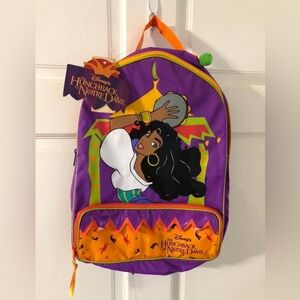 Vintage New 90s Disney Esmerelda Hunchback of Notre Dame Backpack